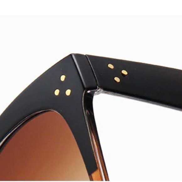 Vintage Inspired Luxe Black Leopard Sunglasses - Picture 4 of 8